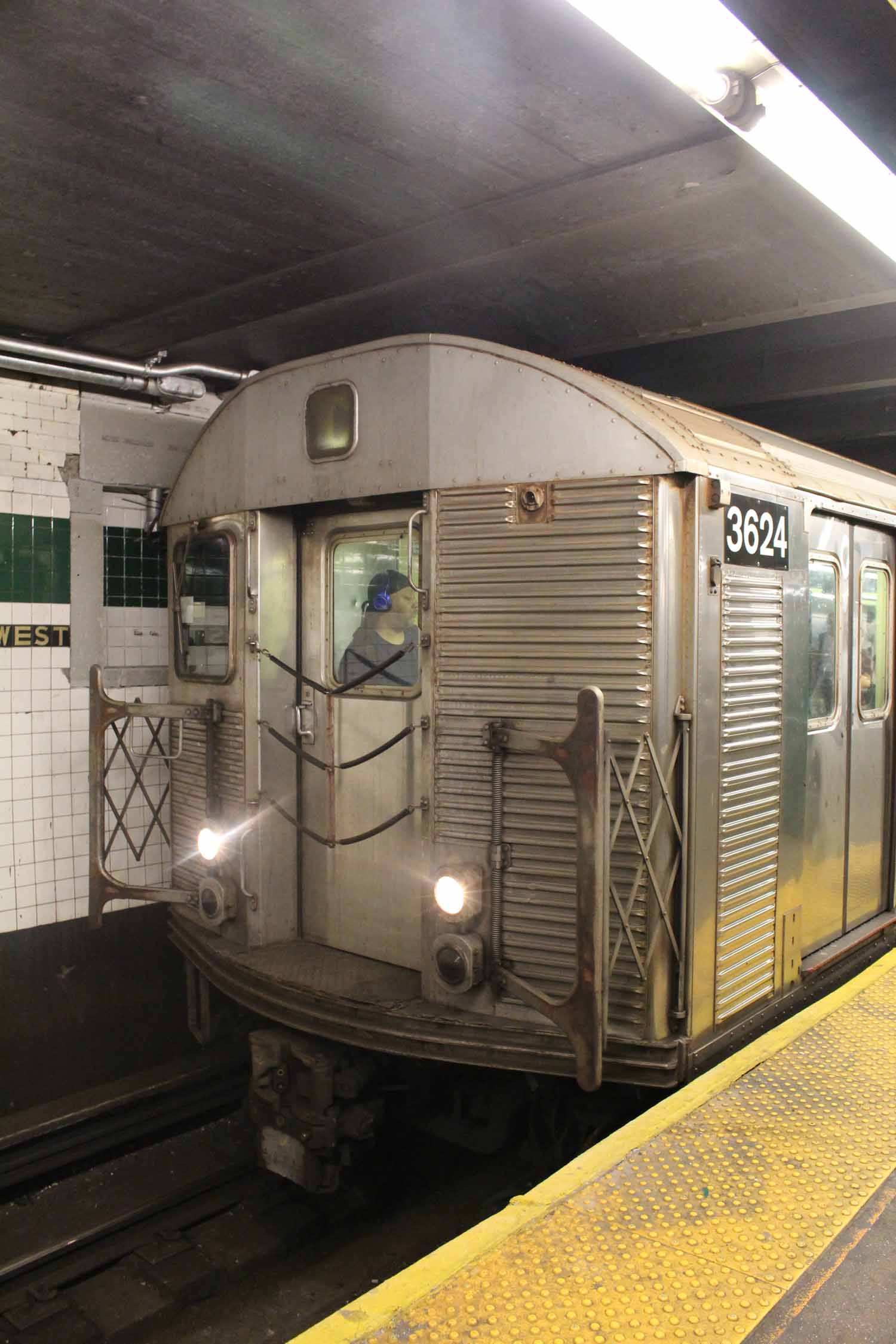 New York, Manhattan, rame de métro
