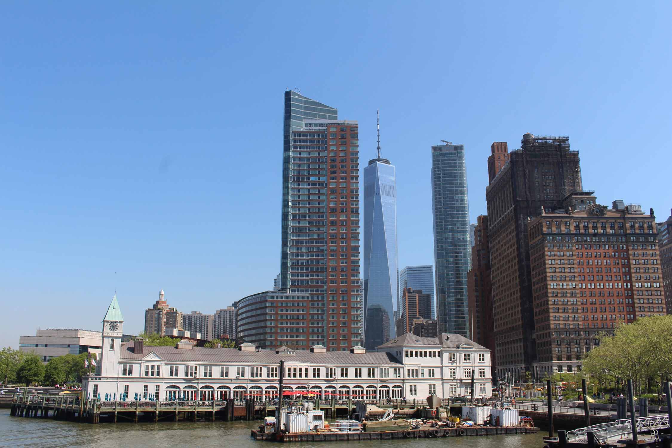 New York, vue de Manhattan, Pier A harbor house