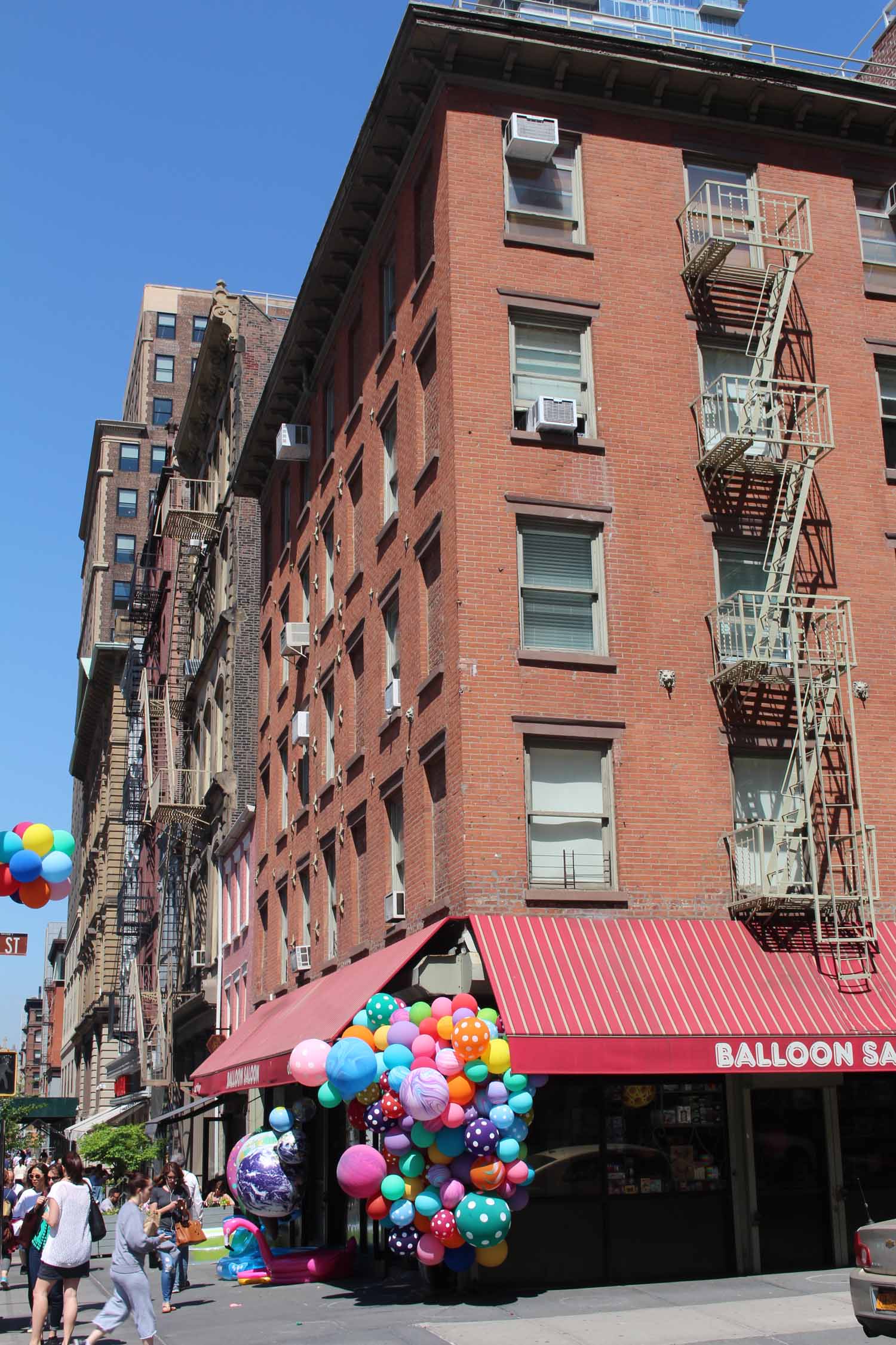 New York, Manhattan, magasin de ballons