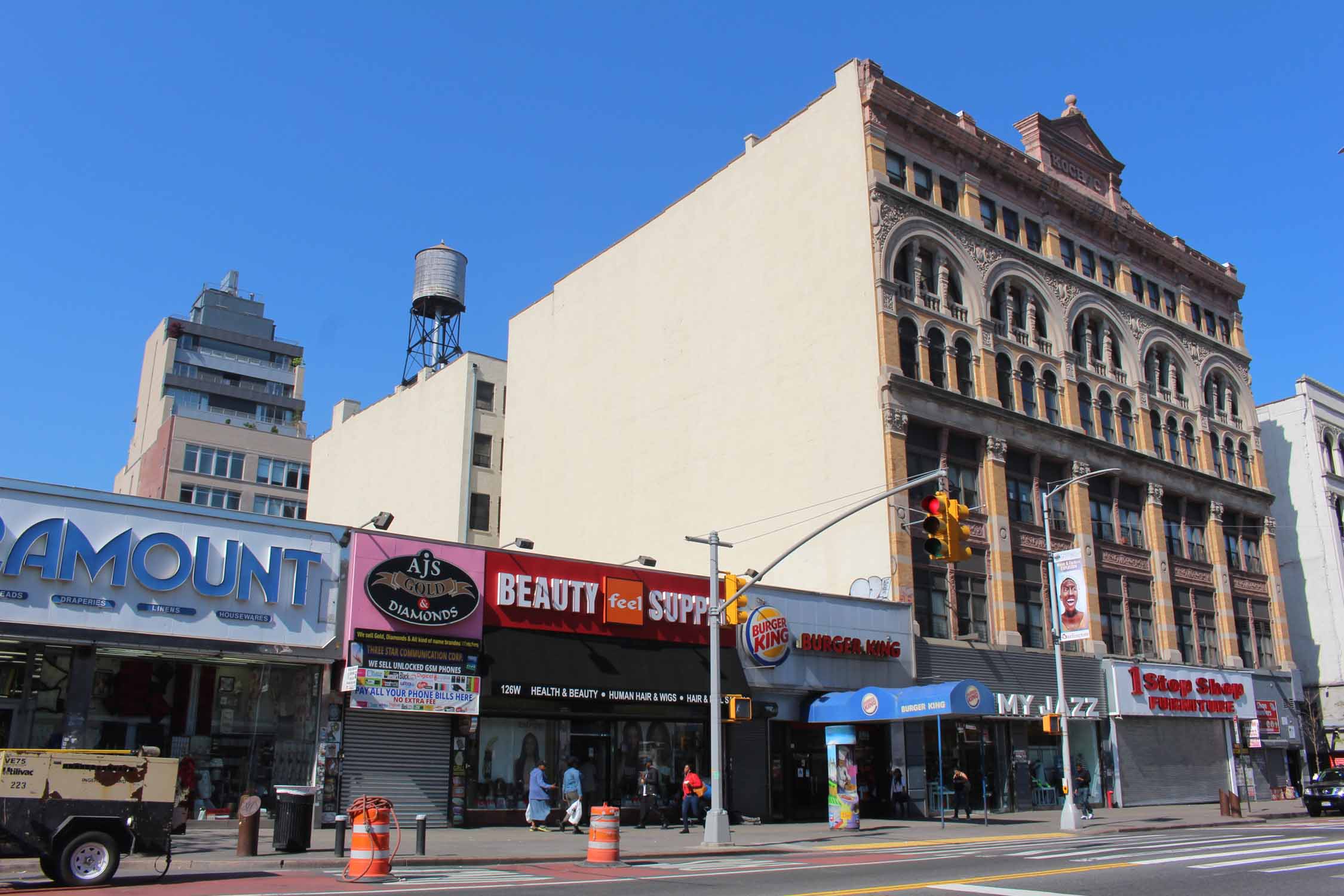 New York, Manhattan, boulevard Martin Luther King