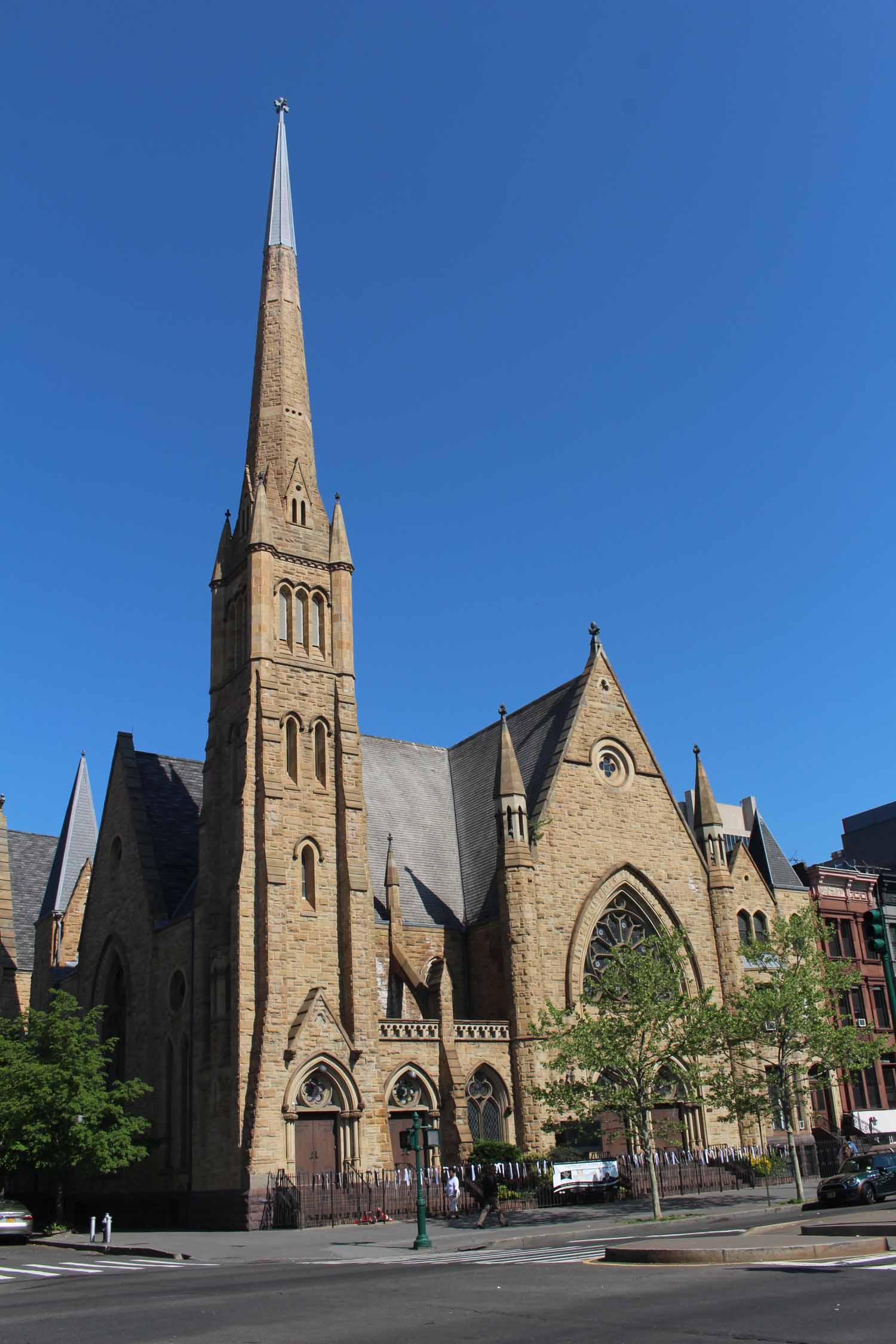 New York, Manhattan, Harlem, église adventiste du Septième jour