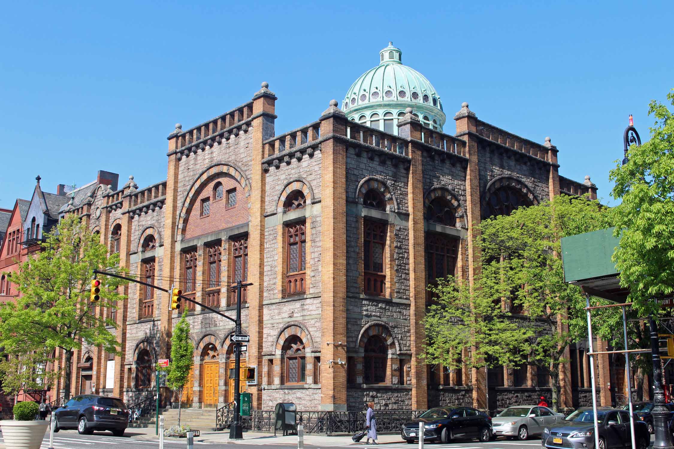 New York, Manhattan, Harlem, église presbytérienne