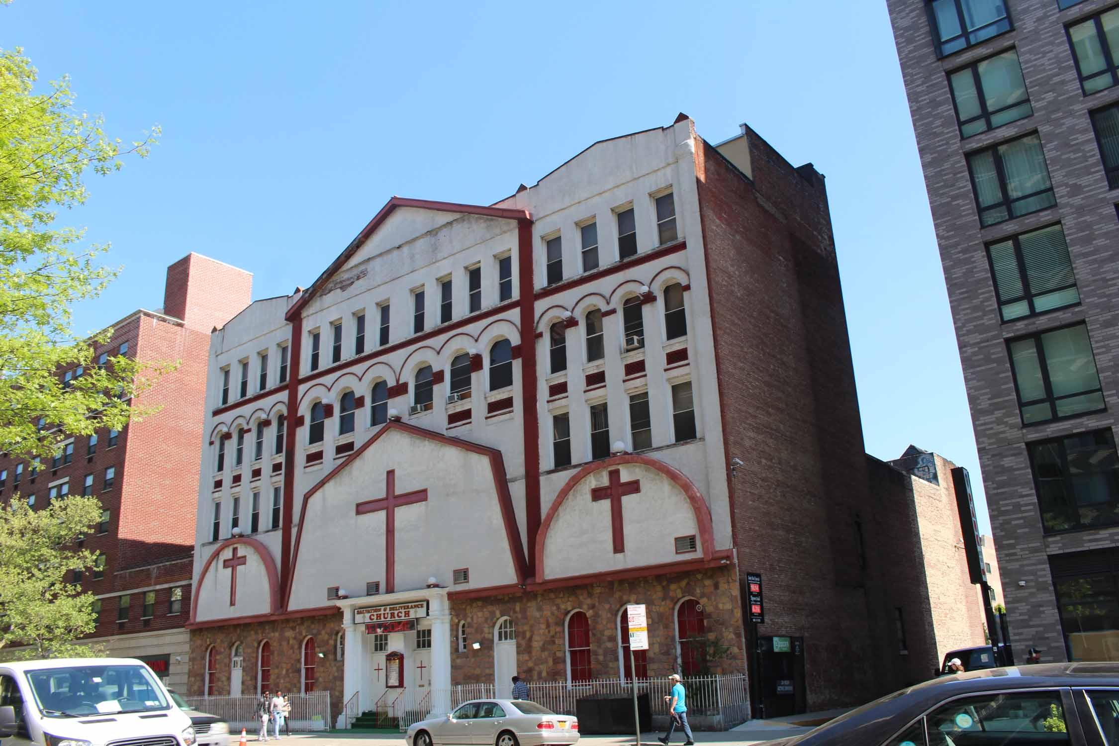 New York, Harlem, église Salvation and Deliverance church