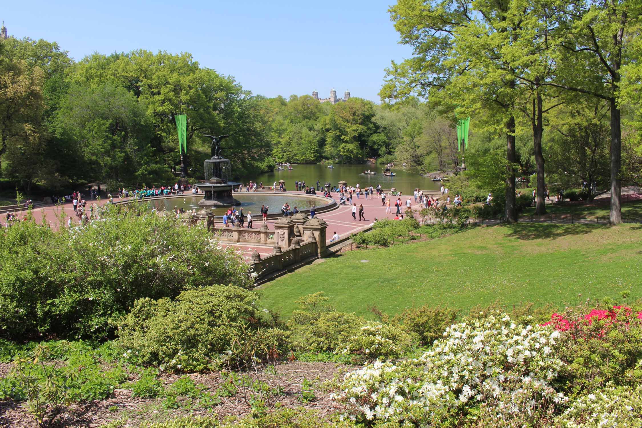 New York, Manhattan, Central Park, terrasse Bethesda