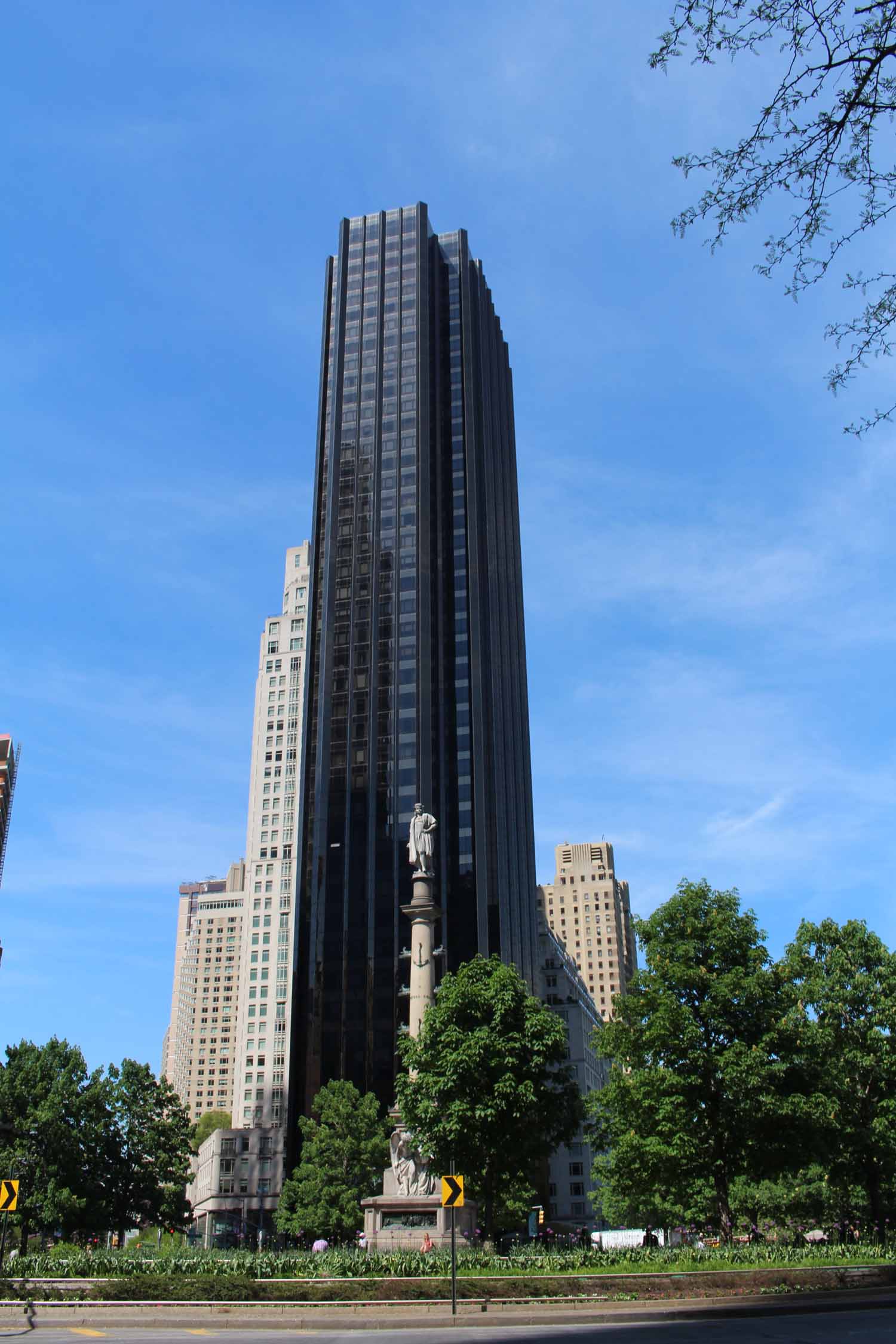 New York, Manhattan, tour Trump Tower Hotel, Columbus Circle