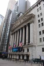 New York, Manhattan, &eacute;difice de la Bourse de New York