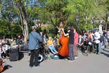 New York, Manhattan, musiciens, Washington Square Park