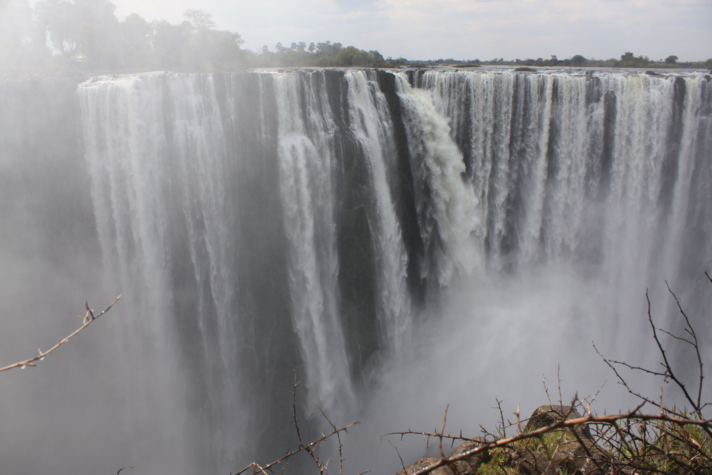 Paysage, Chutes Victoria, 5 chutes