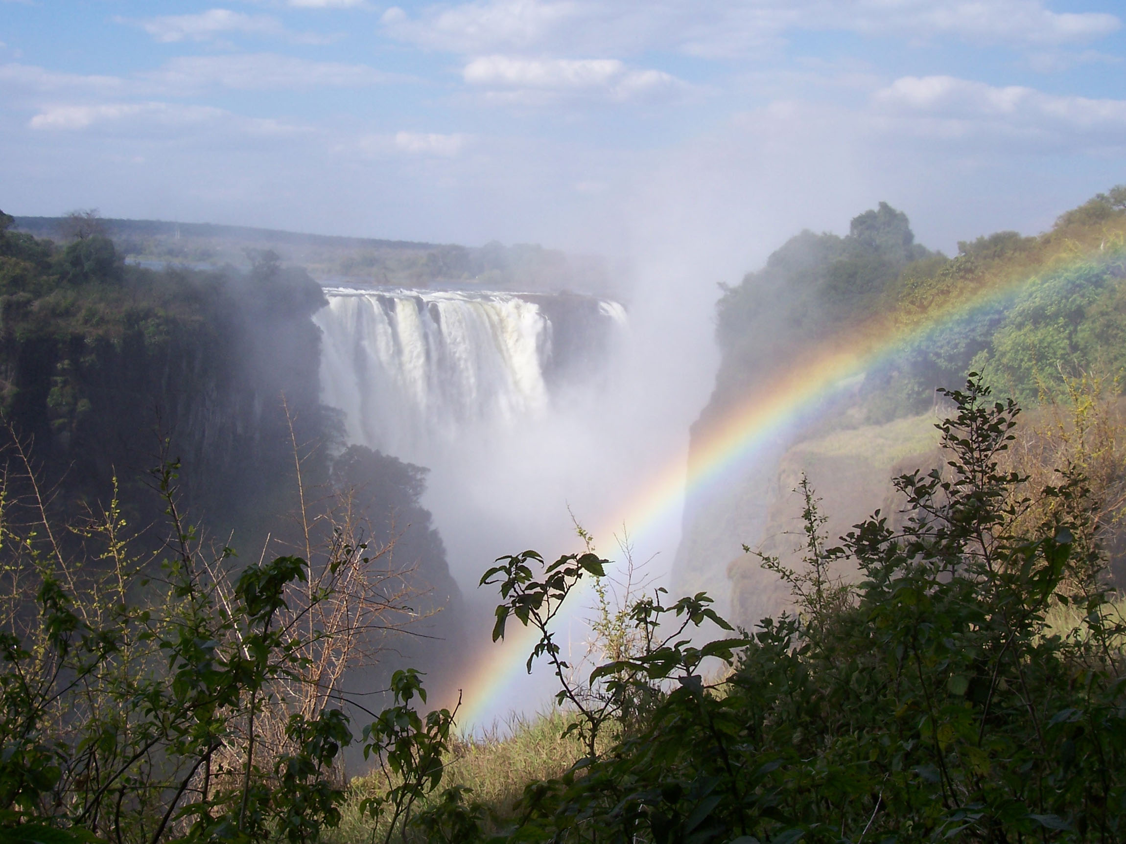 Arc en ciel, Chutes Victoria, spectacle